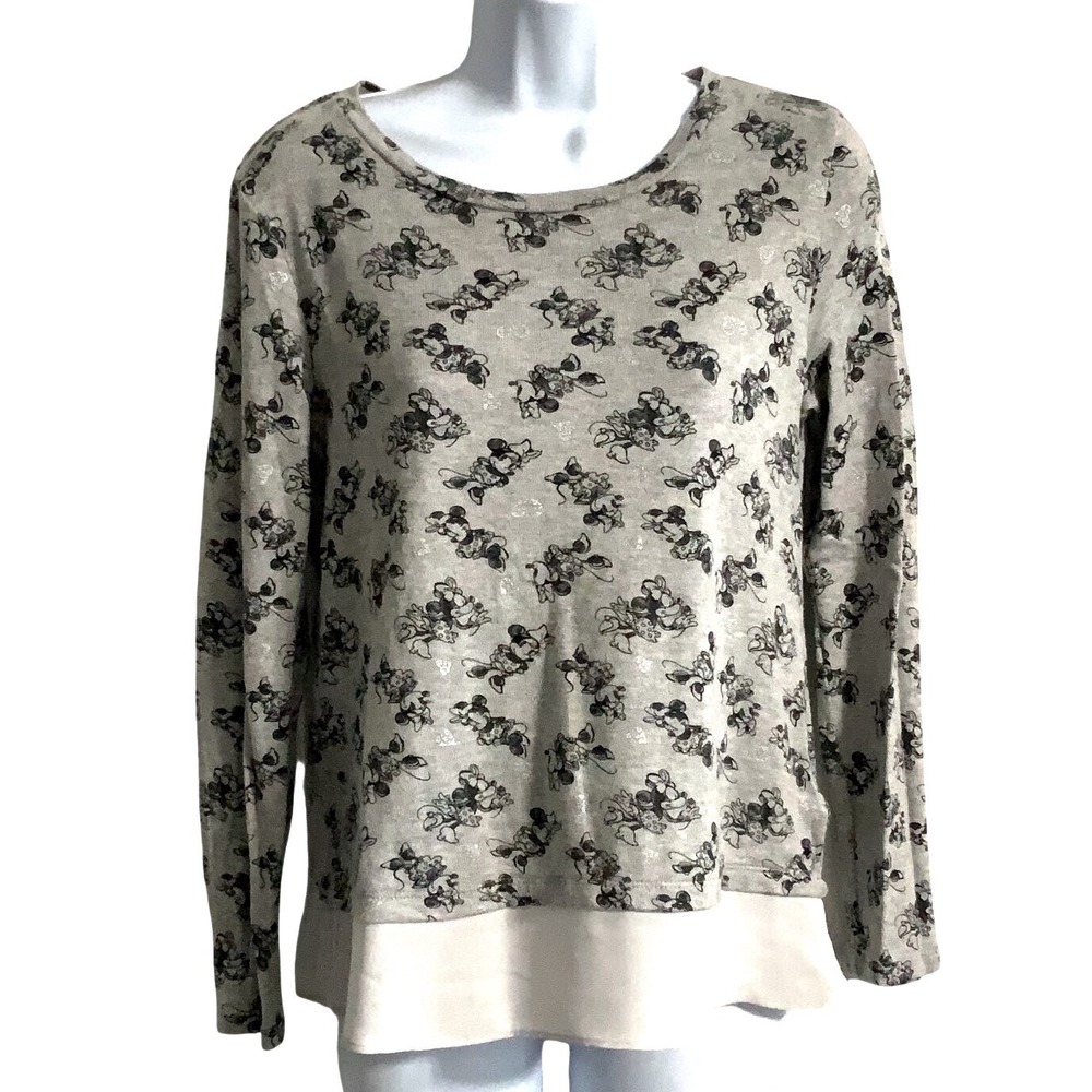 Disney Posh Minnie Mouse Lightweight Sweater at bottom size‎ Small